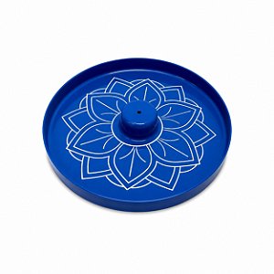 SUPORTE PARA INCENSO MANDALA AZUL ESCURO