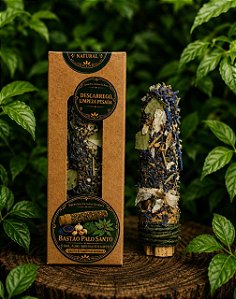 BASTÃO DE PALO SANTO DESCARREGO E LIMPEZA