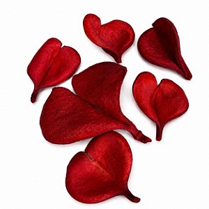 FAVA FLOR CORAÇÃO VERMELHO