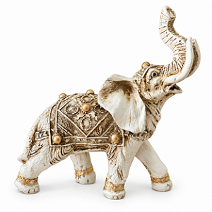 ELEFANTE INDIANO GRANDE BRANCO