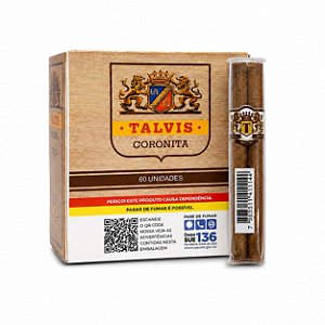MINI CHARUTO TALVIS CORONITA CAIXA /60 CHOCOLATE