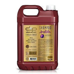 Shampoo Ametista Clareador Tonalizante Cereja e Avelã Dolce Pet 1:5 - 5 L