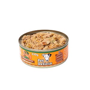 Pet Delicia Jardineira de Frango Alimentação Úmida para Cães - 110g