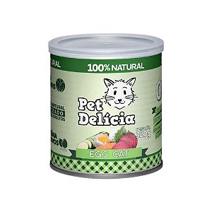 Pet Delicia Egg Cat Alimentação Úmida para Gatos - 320g