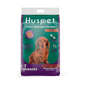Tapete Higiênico Premium Huspet 7 unidades 60x60