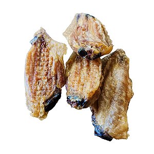 Tulipas de Galinha Desidratada Mordedor Natural para Cães - 4 Unidades Bicho do Mato 100% Natural