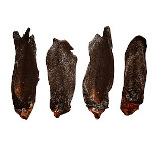 Orelha de Carneiro Desidratada Mordedor Natural para Cães – 4 Unidades Bicho do Mato 100% Natural