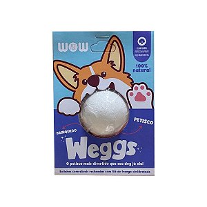 Petisco Natural Para Cães Weggs Sabor Frango WOW Pet Food – 1 Unidade