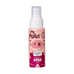 Colônia Perfume Para Cães e Gatos Amô Mr. Porks 60ml