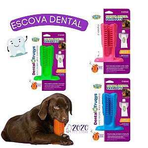 Mordedor Escova Dental Para Cães Dental Truqys Acompanha Creme Dental Grátis P