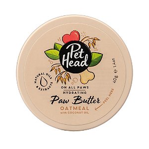Pet Head Paw Butter Oatmeal Manteiga Hidratante De Patas E Focinho Para Cães e Gatos