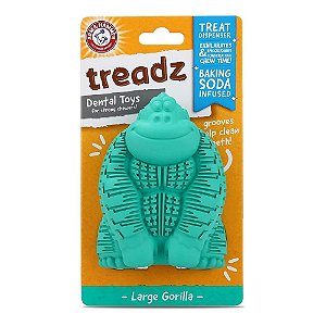 Brinquedo Mordedor Arm & Hammer Super Treadz Gorila Grande Para Cães Dental Toys