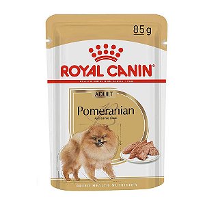Ração Royal Canin Sachê Breed Health Nutrition para Cães Adultos Pomeranian 1 Unidade