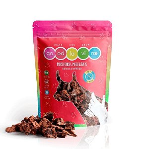 Pulmão Bovino Desidratado Petisco 100% Natural Para Cães e Gatos GoodLovin 60g
