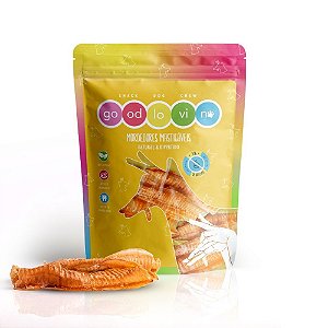 Traqueia de Carneiro Desidratada Mordedor 100% Natural Para Cães GoodLovin 2 Unidades