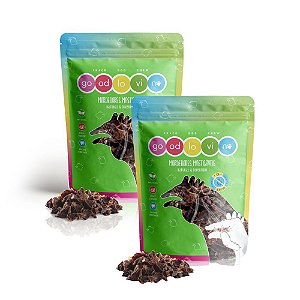 Kit 2 Moela de Frango Desidratada Petisco Natural Para Cães e Gatos GoodLovin