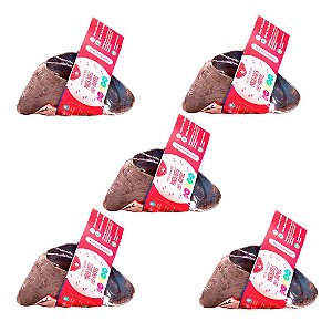 Kit 05 Cascos Bovino Mordedor Natural para Cães