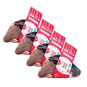 Kit 04 Cascos Bovino Mordedor Natural para Cães