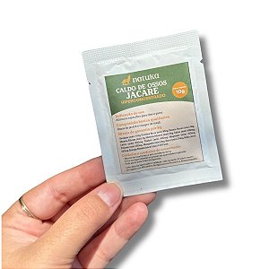 Caldo de Ossos de Jacaré Hiperconcentrado Para Cães e Gatos Natuka 10g