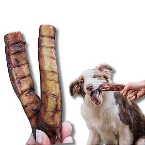 Vergalho Bovino Stick Mordedor 100% Natural Para Cães 2 Unidades Natuka