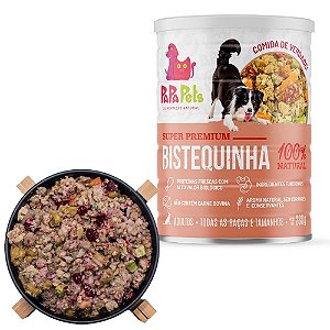 PapaPets Bistequinha Alimentação Úmida 100% Natural Para Cães 280g