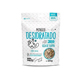 Zooverti Petisco Desidratado Isca de Tilápia Para Gatos Simon’S Cat 100% Natural 20g