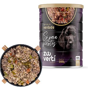 Zooverti Só Para Filhotes Alimentação Úmida 100% Natural 300g