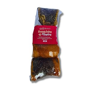 Pele Bovina Enrolada Mordedor 100% Natural Para Cães 4 Unidades Rosquinha Mineira AlecrimPet