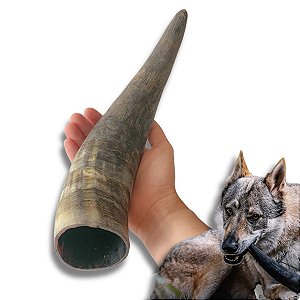 Chifre Bovino Mordedor 100% Natural Para Caes Tamanho G 1 Unidade Luv
