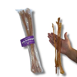 Tendão Bovino Desidratado Mordedor 100% Natural Para Cães Big Bumerangue AlecrimPet