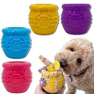 SodaPup Brinquedo Recheável Dispenser Para Cães Honey Pot Cor