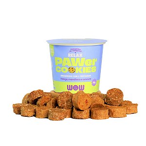 Petisco Para Cães 100% Natural Pawer Cookies Relax Sabor Frango 35g Wow Pet Food
