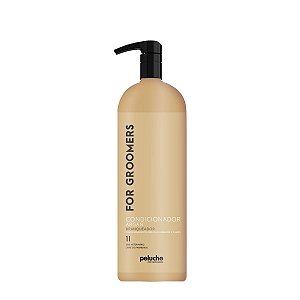 Condicionador Branqueador Argan Para Cães 1L Concentrado Peluche For Groomers