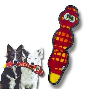 Outward Hound Tough Seamz Snake Pelucia Cobra Resistente para Caes Tamanho G