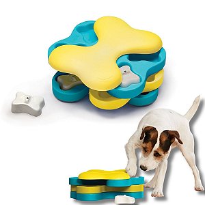 Nina Ottosson Brinquedo Interativo Para Cães Tabuleiro Dog Tornado Nivel 2 Outward Hound