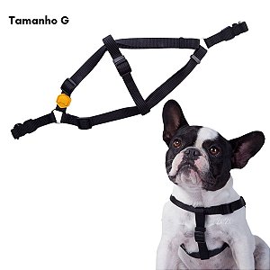 Peitoral Para Cachorro Regulável Resistente Modelo Americano Step-In Basicão Tamanho G