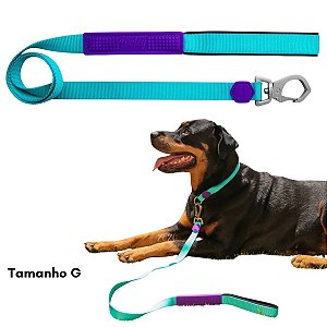 Guia Para Cães Tamanho G Piscina Woley Mosquetão Resistente