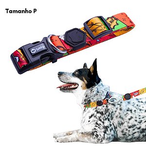 Coleira Para Caes e Gatos Tamanho P HQ Resistente Woley