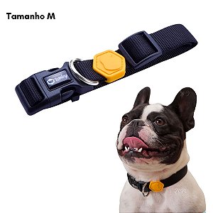 Coleira Para Caes e Gatos Tamanho M Basicao Resistente Woley