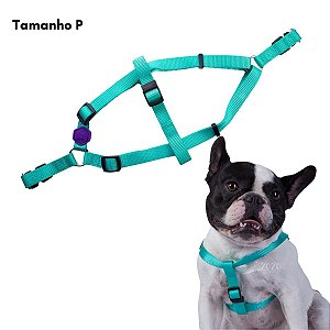 Peitoral Para Cachorro Regulável Resistente Modelo Americano Step-In Piscina Tamanho P