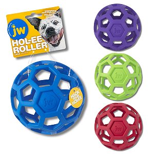 JW Holee Roller Bola Interativa Recheável Para Cães Tamanho G