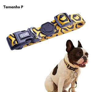 Coleira Para Cães e Gatos Tamanho P Woley Lovers Resistente