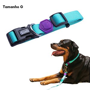 Coleira Para Cães e Gatos Tamanho G Piscina Resistente Woley