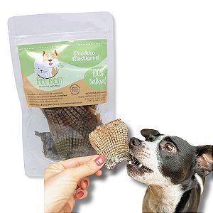 Rabinho de Peixe Tilápia Petisco 100% Natural Para Cães e Gatos Pet Bem 60g