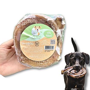 Vergalhão Bovino Enrolado Mordedor 100% Natural Para Cães Pet Bem 1 Uni
