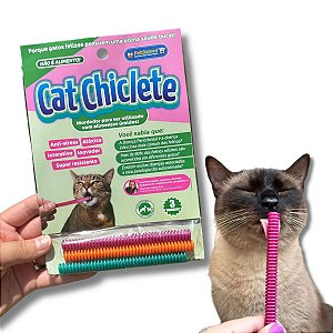 Pet Games Cat Chiclete Mordedor Anti Stress Interativo Para Gatos 3 Unidades