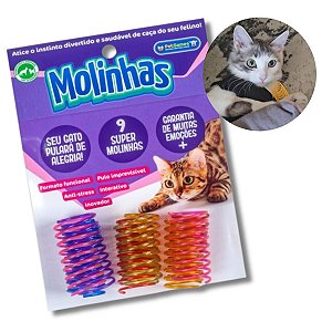 Pet Games Molinhas Brinquedo Interativo Para Gatos 9 Unidades