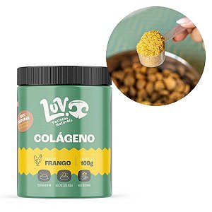 Caldo de Ossos de Frango 100g Colágeno Para Cães Luv