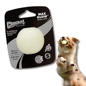 Chuckit Max Glow Bola Para Cães Brilha No Escuro Tamanho P