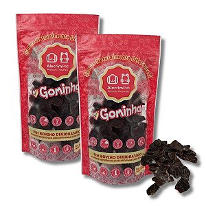 Kit 2 Petisco Para Cães Natural Rim Bovino Desidratado Gominha AlecrimPet